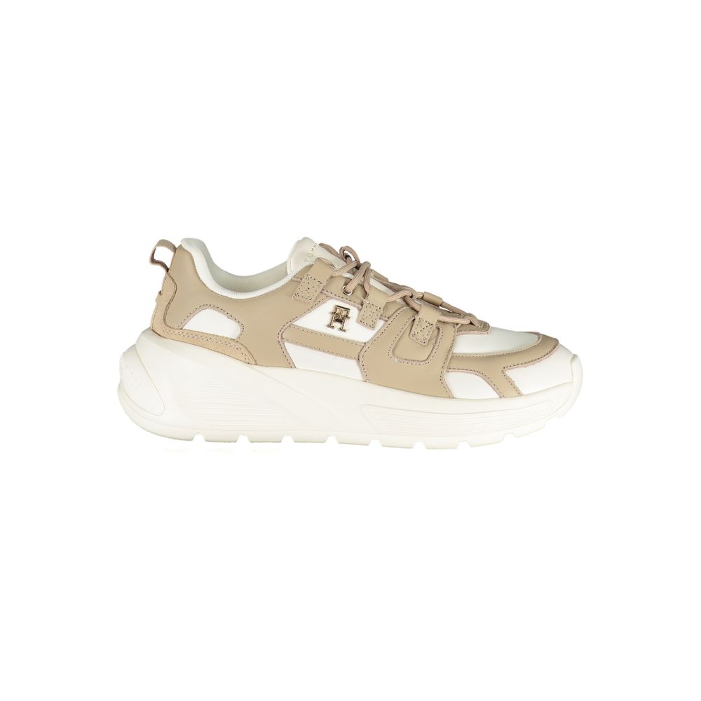 Tommy Hilfiger WeiĂes Polyethylen Damen Sneaker