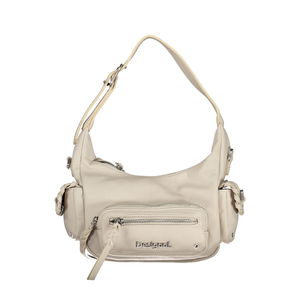 Desigual Handtasche aus weißem Polyethylen