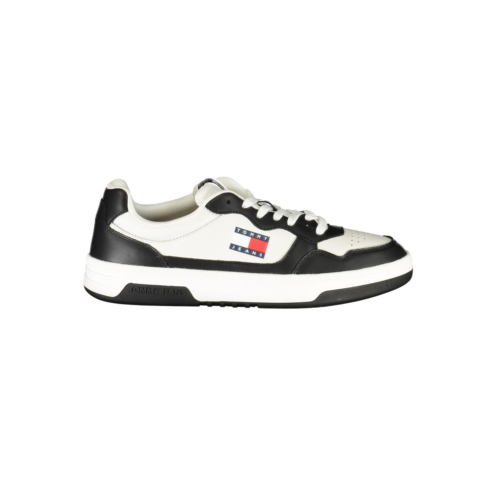 Tommy Hilfiger Schwarzes Leder Herren Sneaker