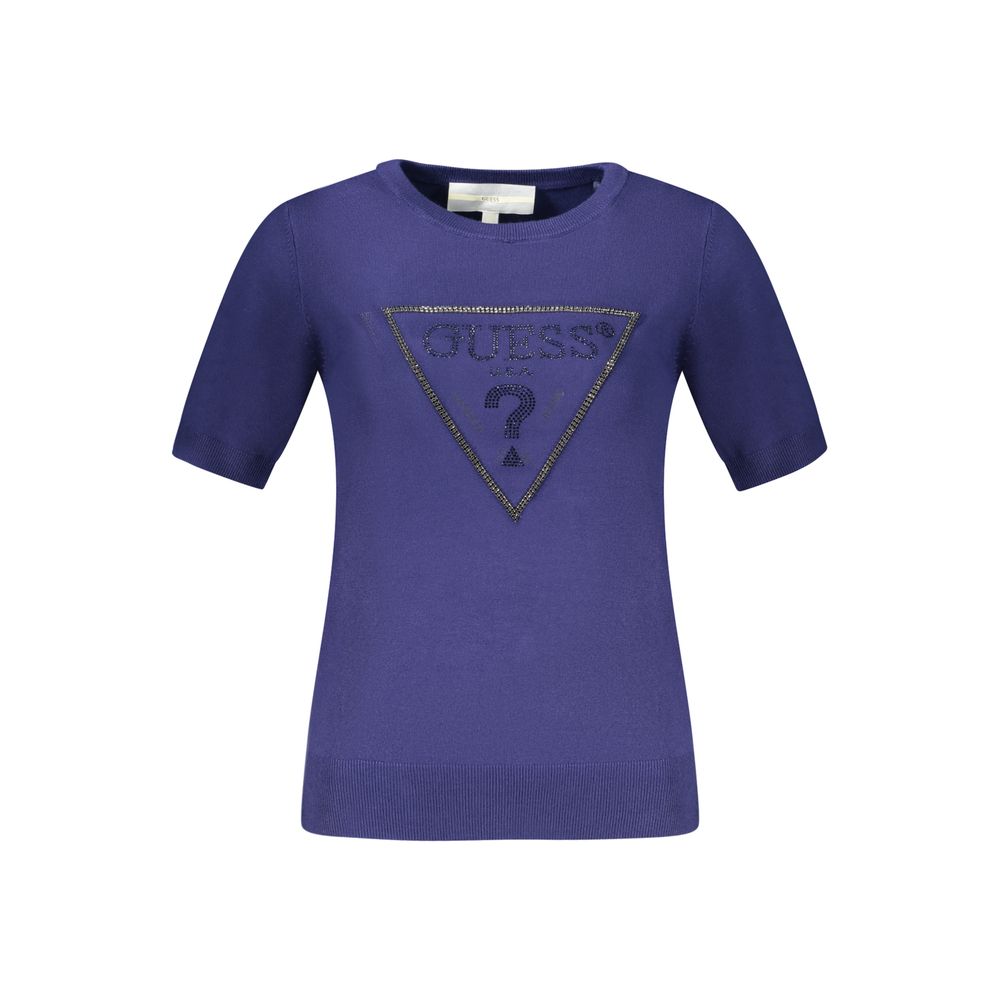 Guess Jeans Blauer Viskose Pullover für Frauen