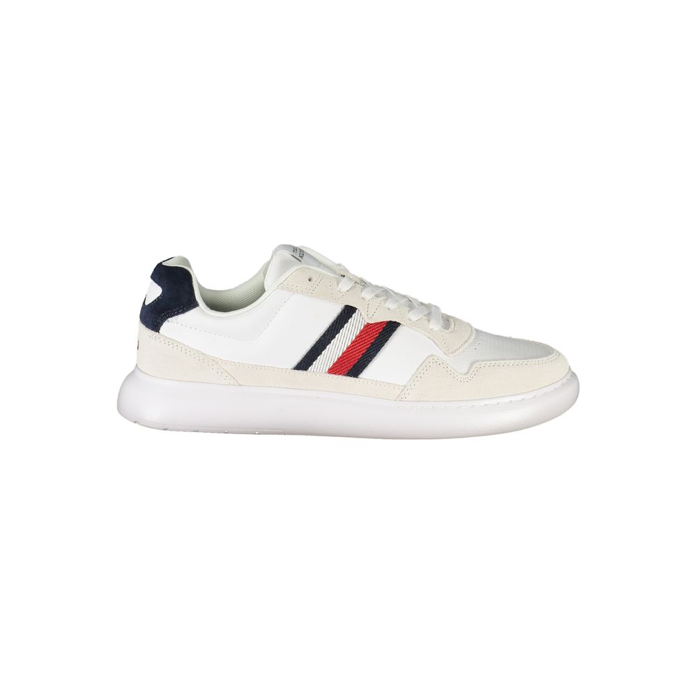 Tommy Hilfiger Weißes Leder Herren Sneaker