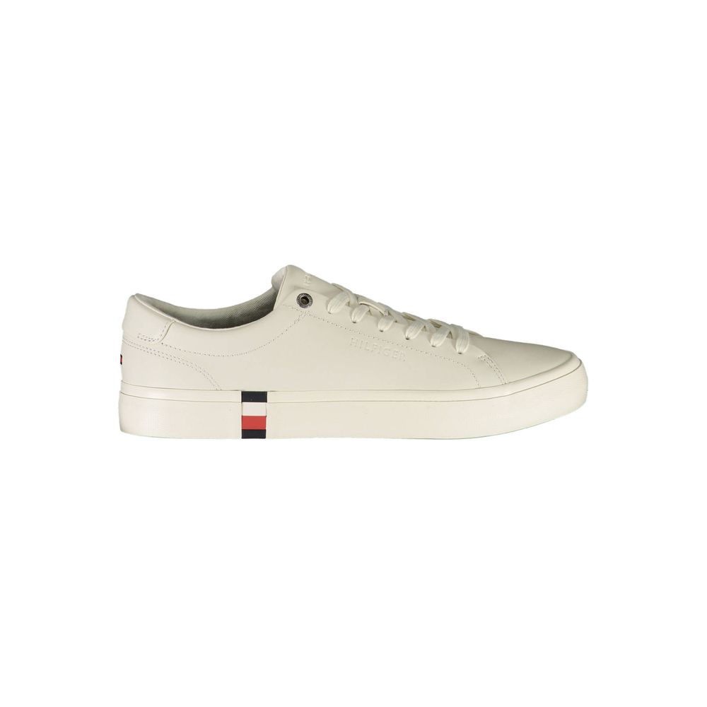 Tommy Hilfiger WeiĂes Leder Herren Sneaker