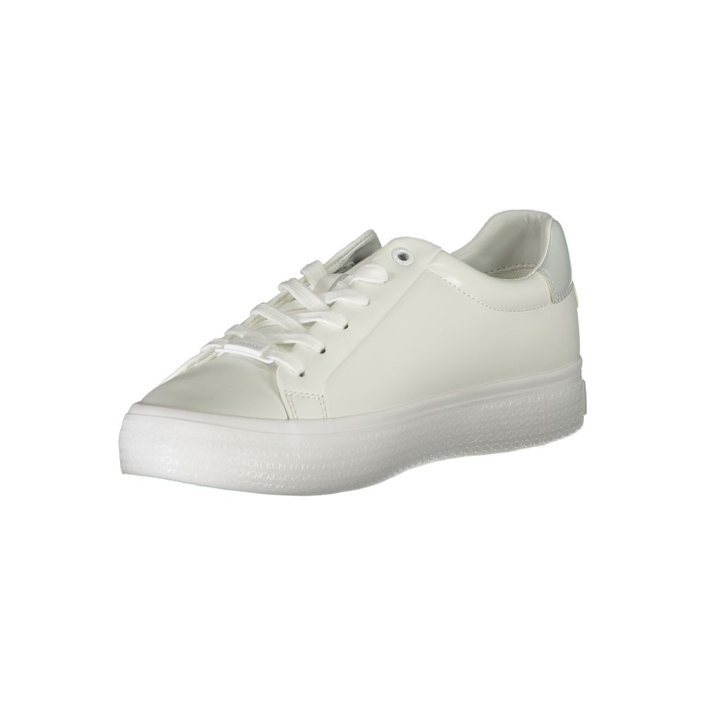 Calvin Klein Elegante weiße Sneakers mit kontrastierender Verzierung – Bild 3