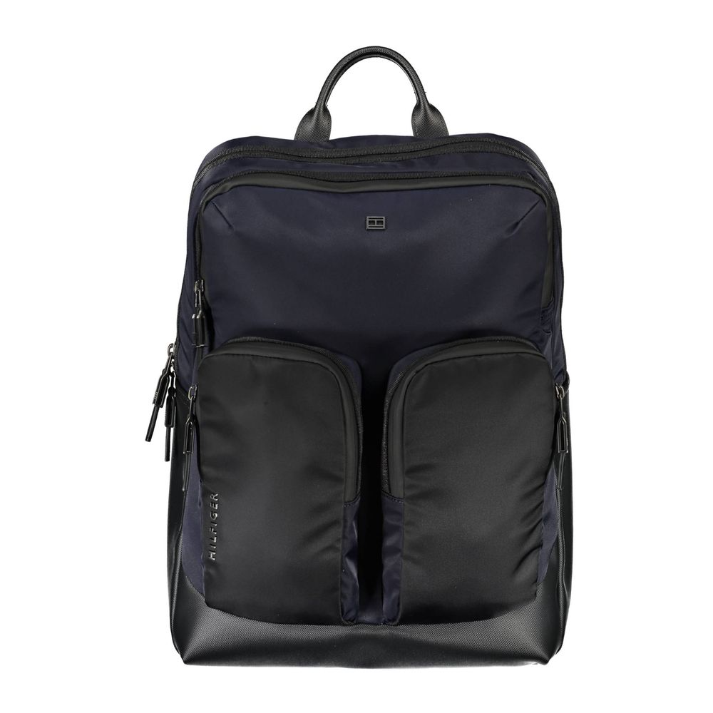 Tommy Hilfiger Blauer Polyethylen-Rucksack fĂŒr MĂ€nner
