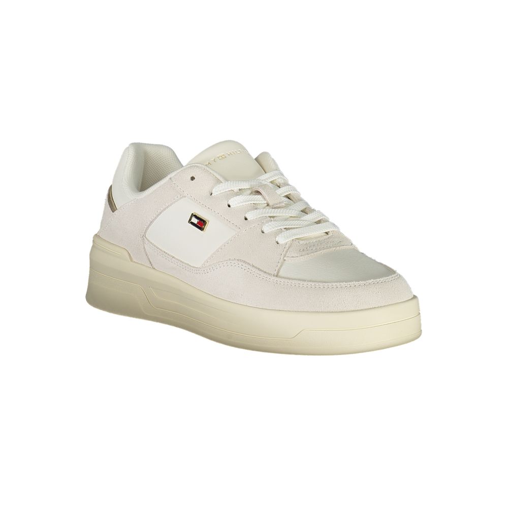 Tommy Hilfiger Weißes Leder Damen Sneaker – Bild 2