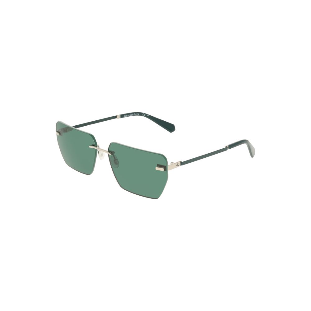 Calvin Klein Grüne Metall-Sonnenbrille für Männer – Bild 2
