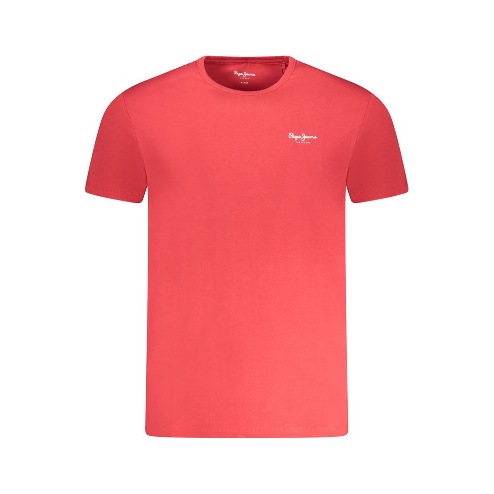Pepe Jeans Baumwoll-T-Shirt in Rot