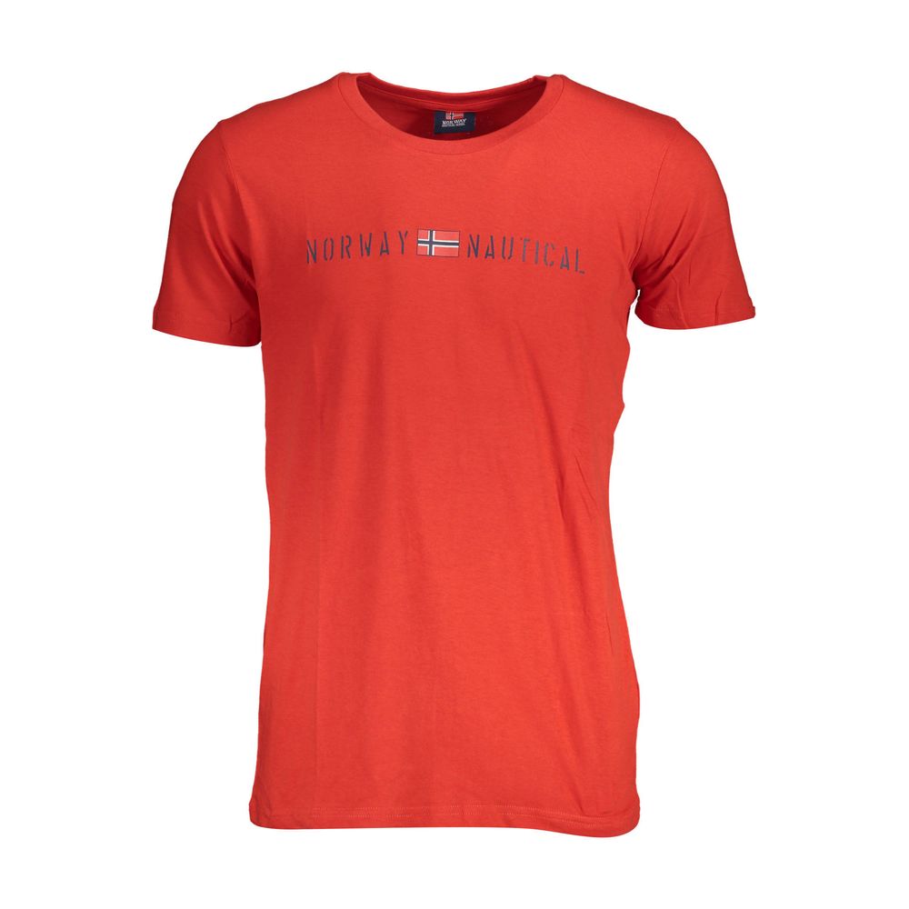 Norway 1963 Rotes Baumwolle Männer T-Shirt
