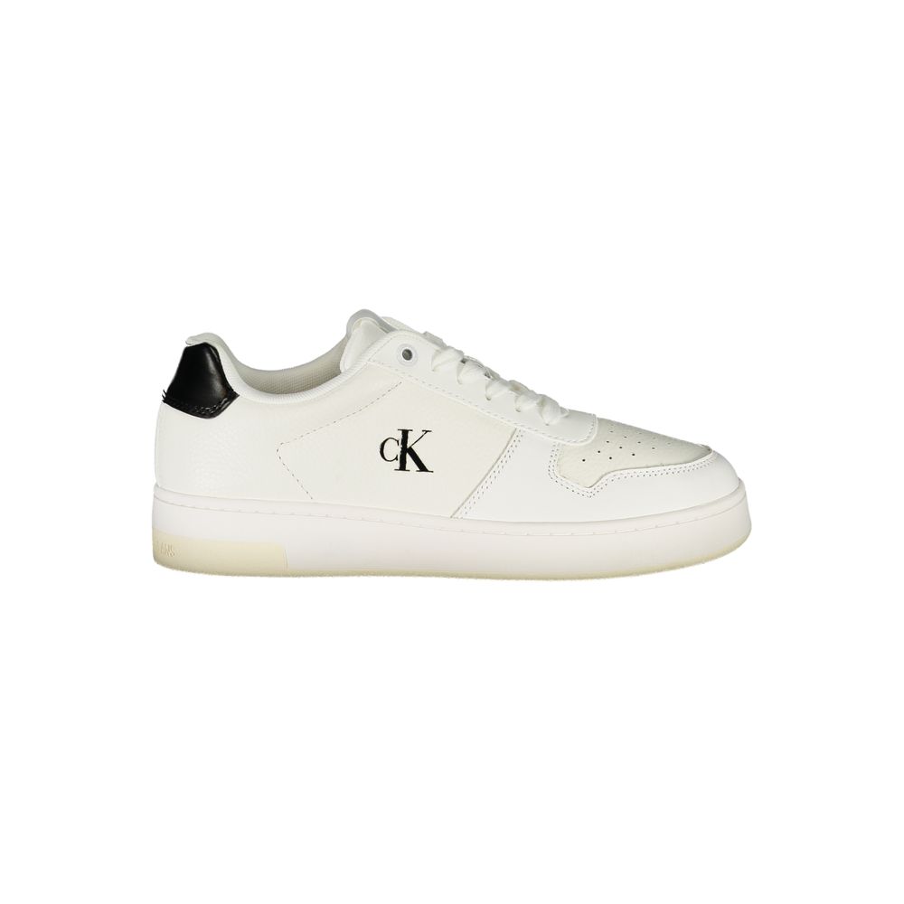 Calvin Klein Weißes Leder Damen Sneaker