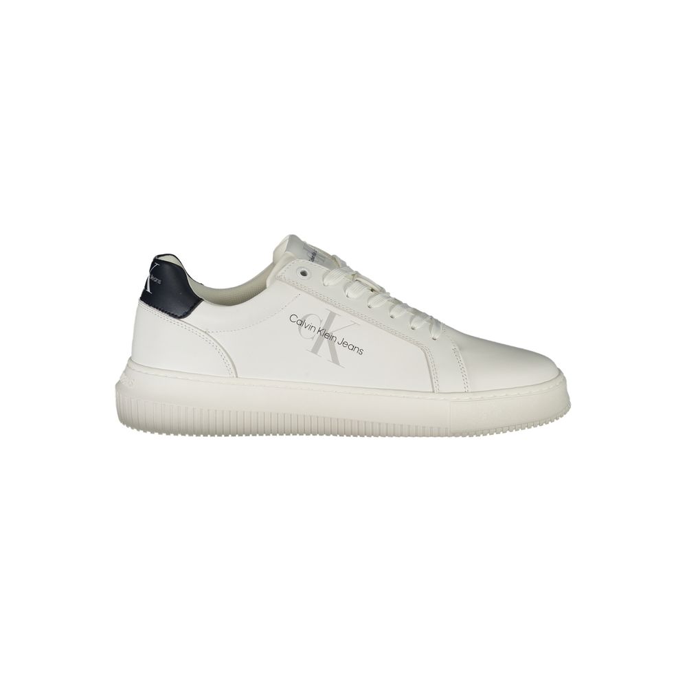 Calvin Klein Weißes Leder Herren Sneaker