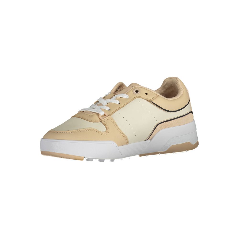 Tommy Hilfiger Beige Leder Damen Sneaker – Bild 3