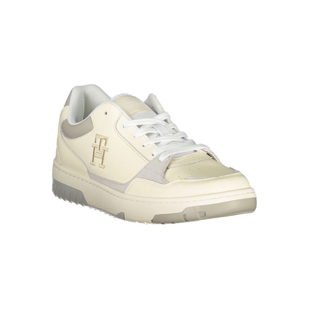 Tommy Hilfiger Beige Sportschuhe mit einzigartiger Stickerei – Bild 2