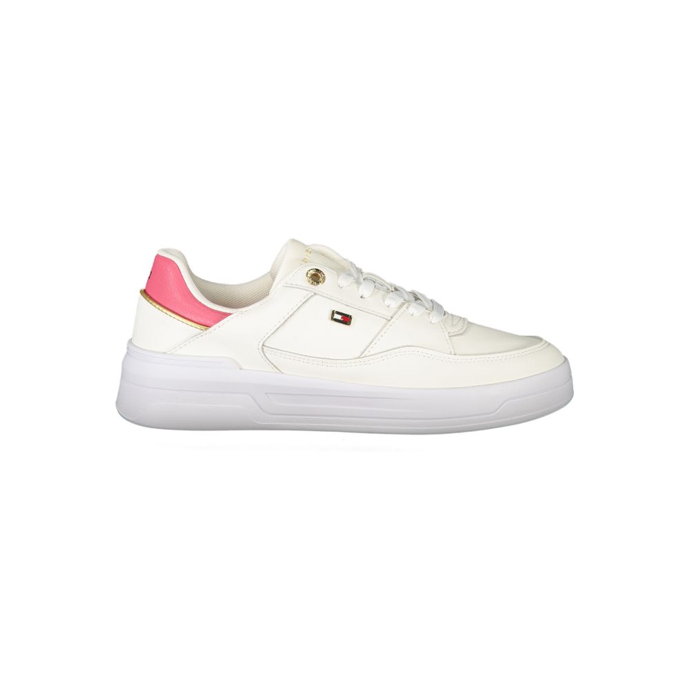 Tommy Hilfiger WeiĂes Polyethylen Damen Sneaker