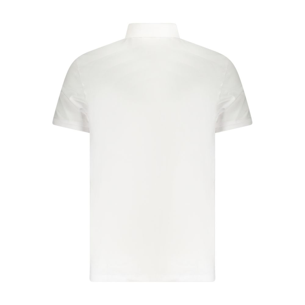 Calvin Klein Weißes Baumwoll-Poloshirt für Männer – Bild 2