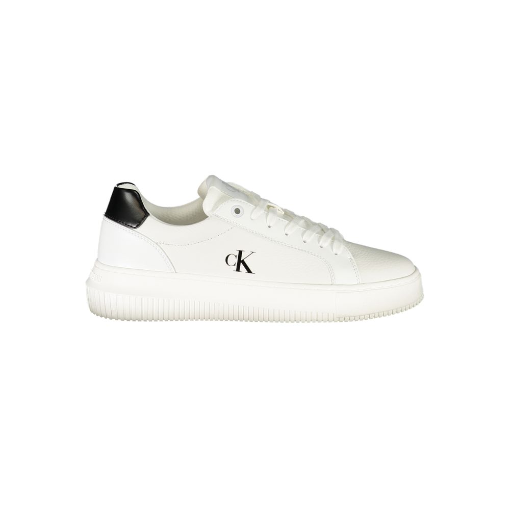 Calvin Klein Weißes Leder Damen Sneaker