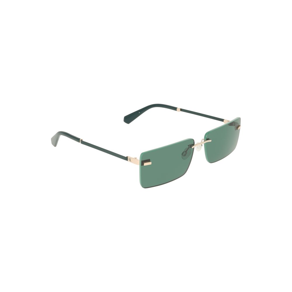 Calvin Klein Grüne Metall-Sonnenbrille für Frauen – Bild 3