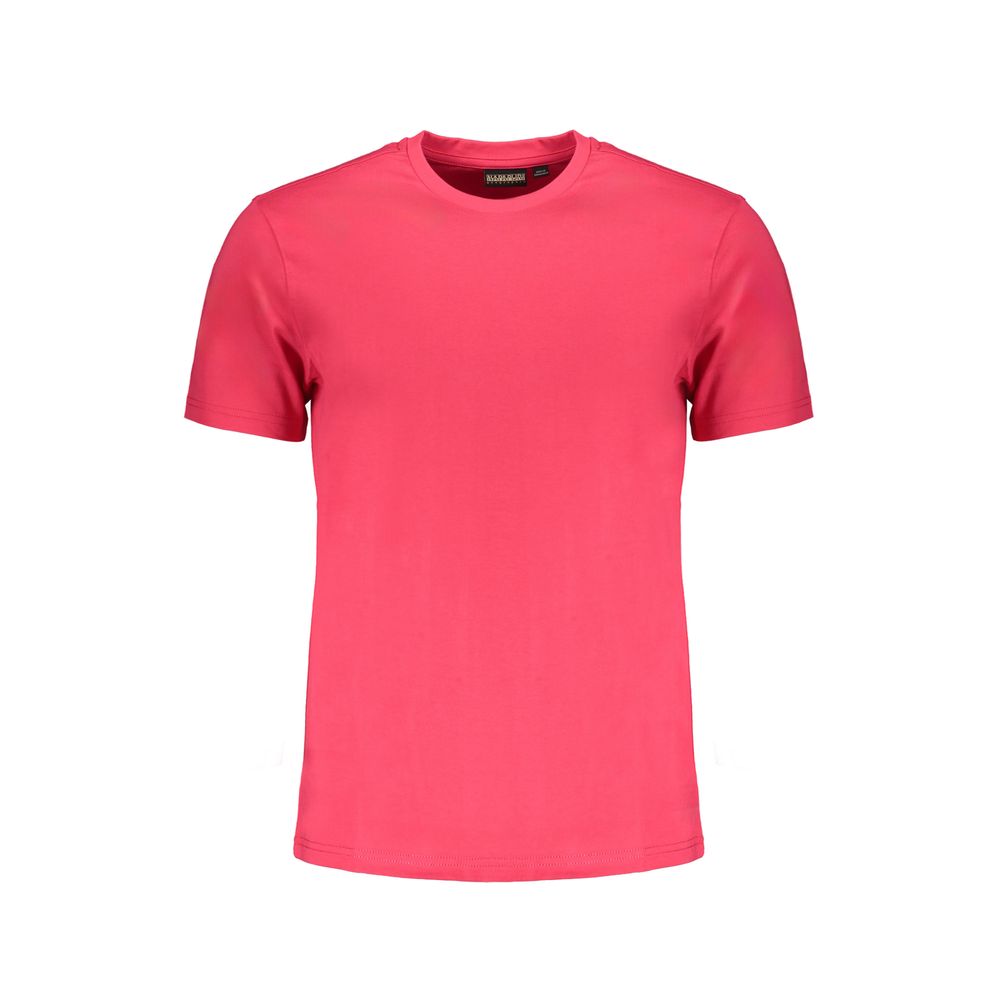 Napapijri Rosa T-Shirt aus Baumwolle