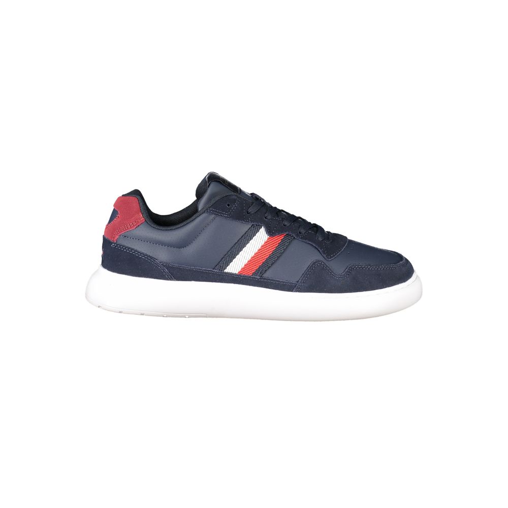 Tommy Hilfiger Blaue Leder Herren Sneaker