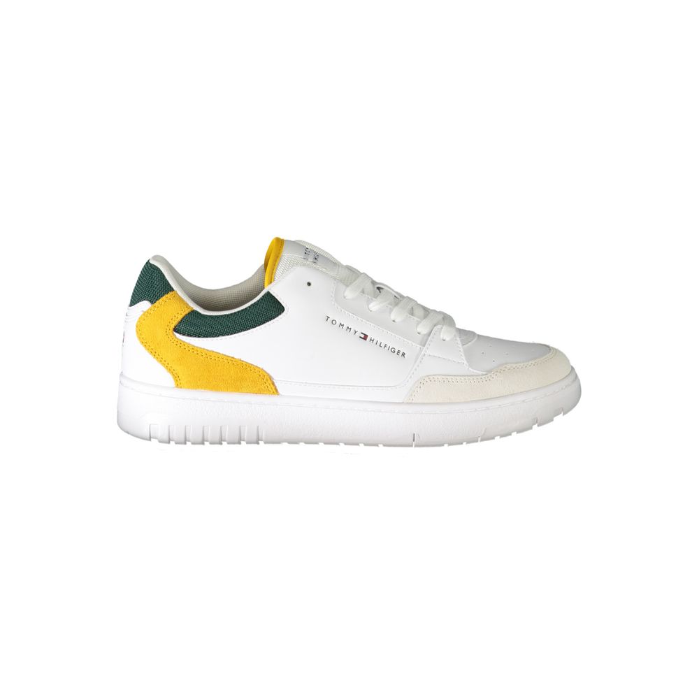 Tommy Hilfiger WeiĂes Polyethylen Herren Sneaker