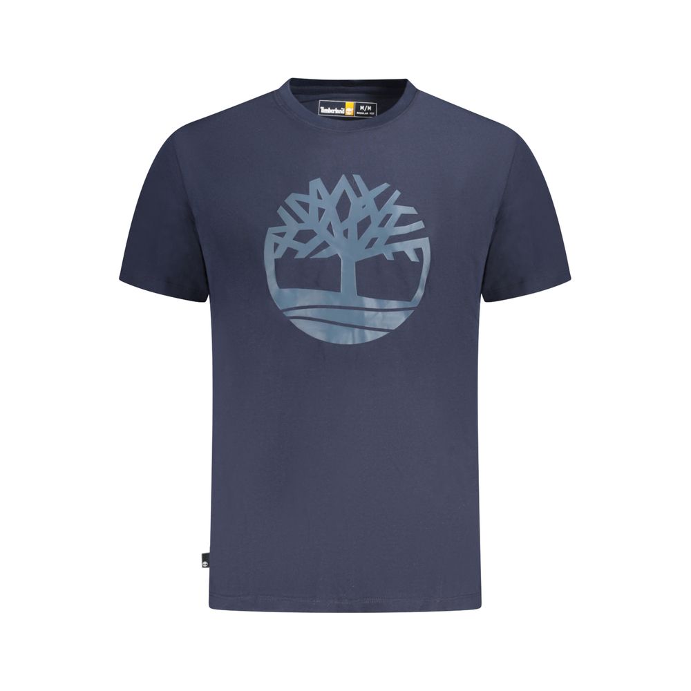 Timberland T-Shirt aus blauer Baumwolle