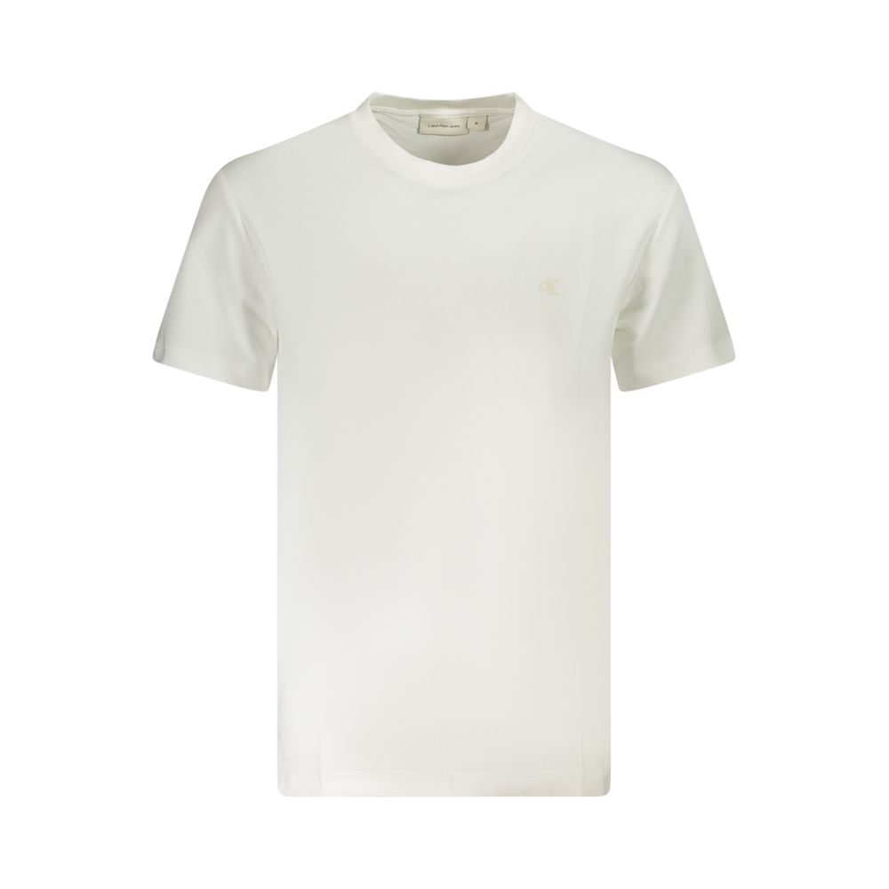 Calvin Klein Weißes Baumwolle Männer T-Shirt