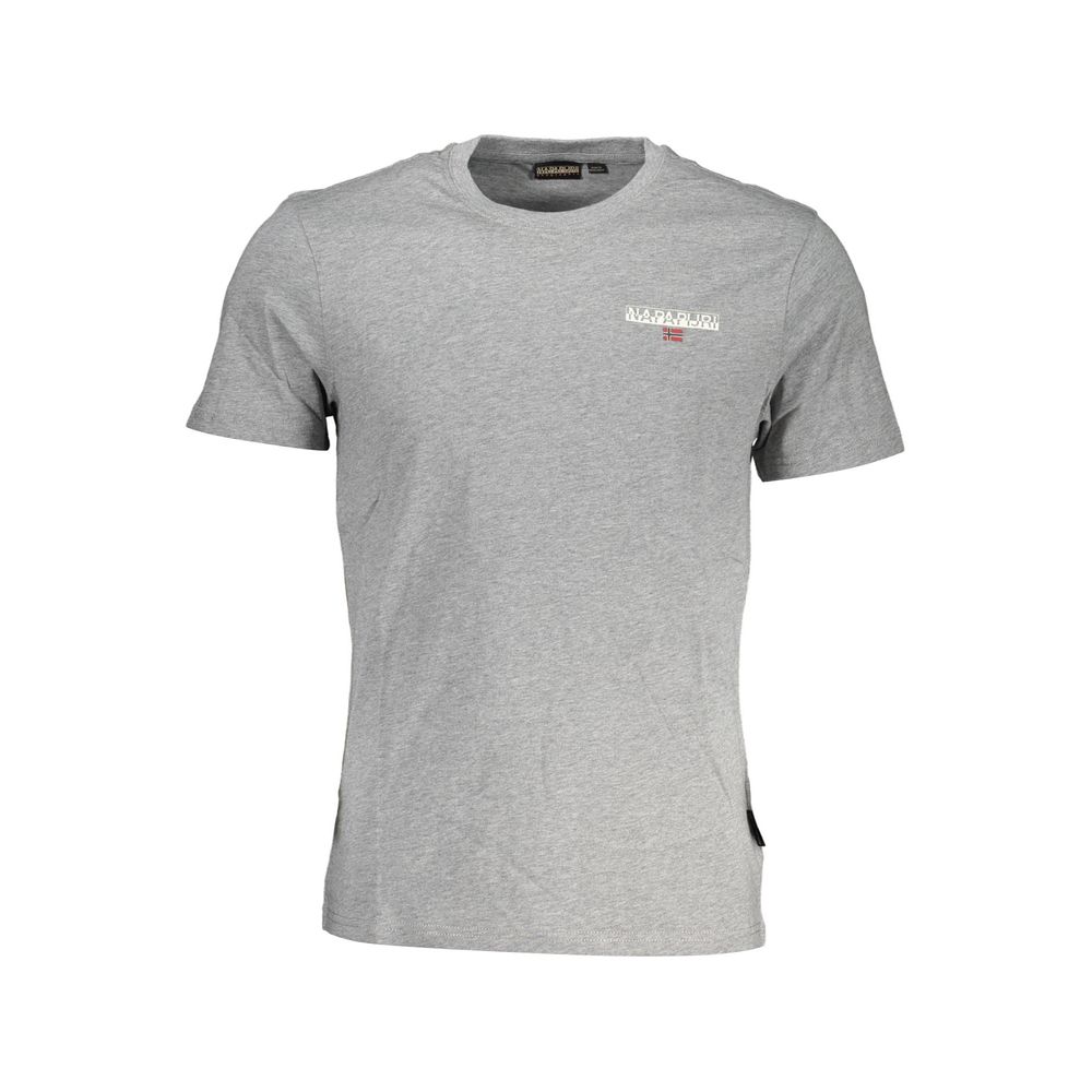 Napapijri Braunes Baumwoll-T-Shirt für Männer