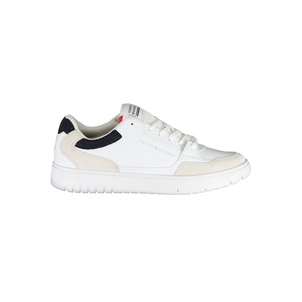 Tommy Hilfiger WeiĂes Polyethylen Herren Sneaker