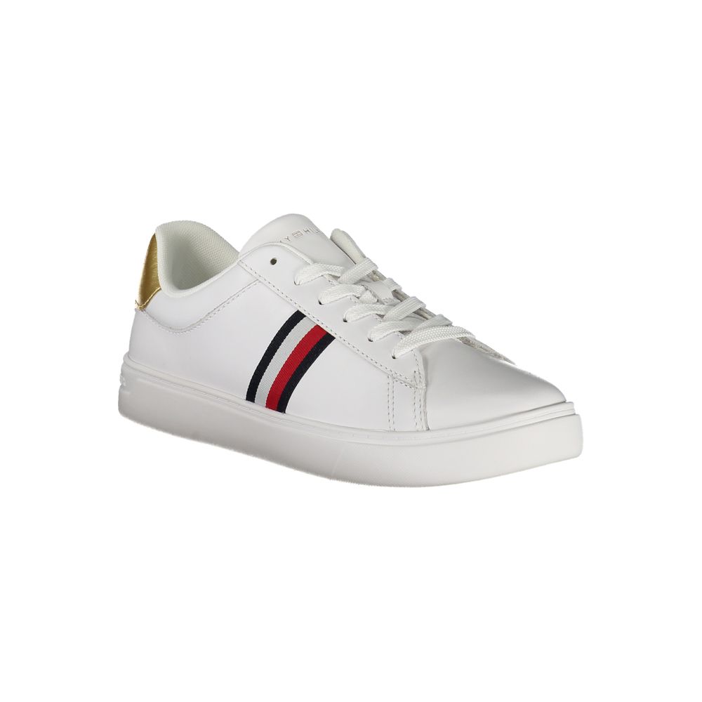 Tommy Hilfiger Weißes Leder Damen Sneaker – Bild 2