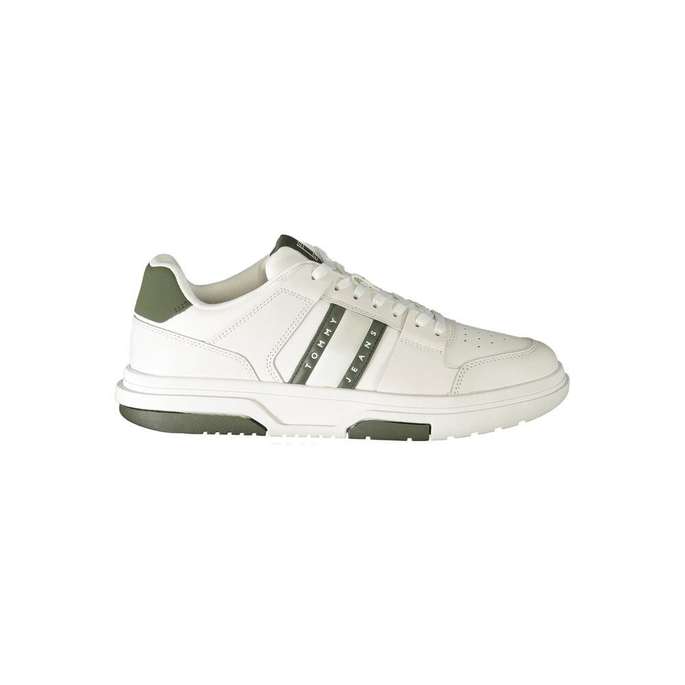 Tommy Hilfiger WeiĂes Polyethylen Herren Sneaker
