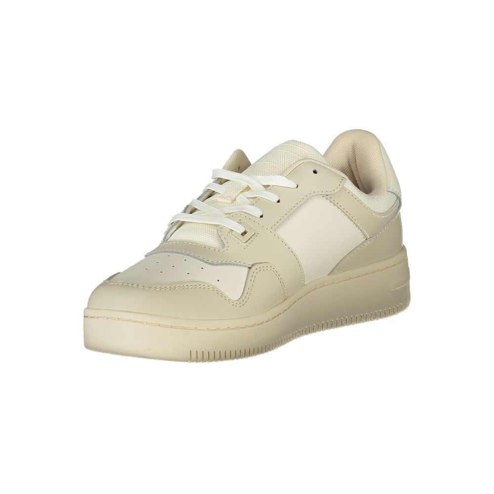 Tommy Hilfiger Beige Leder Herren Sneaker – Bild 3