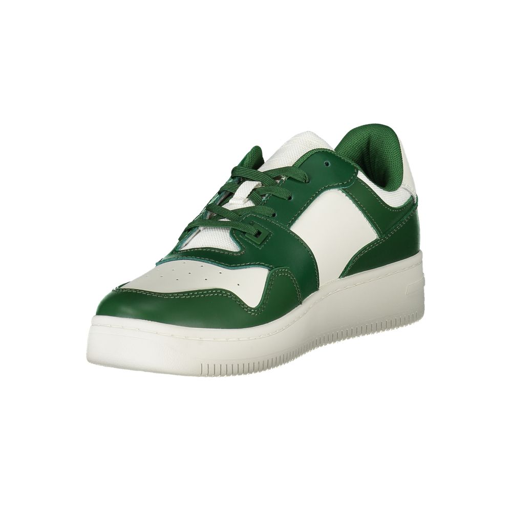 Tommy Hilfiger Grünes Leder Herren Sneaker – Bild 3