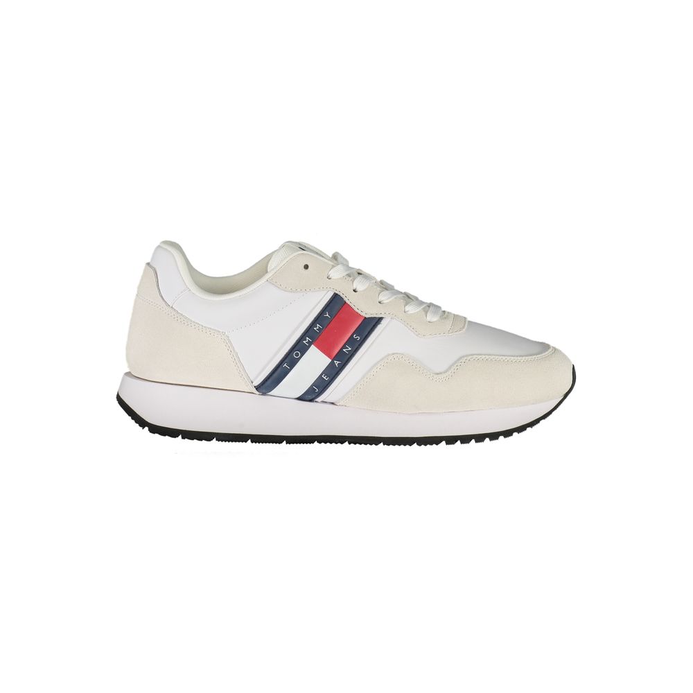 Tommy Hilfiger Weißes Leder Herren Sneaker