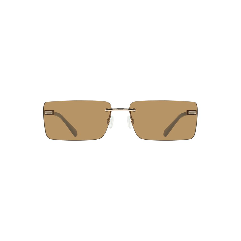 Calvin Klein Beige Metall Frauen Sonnenbrille