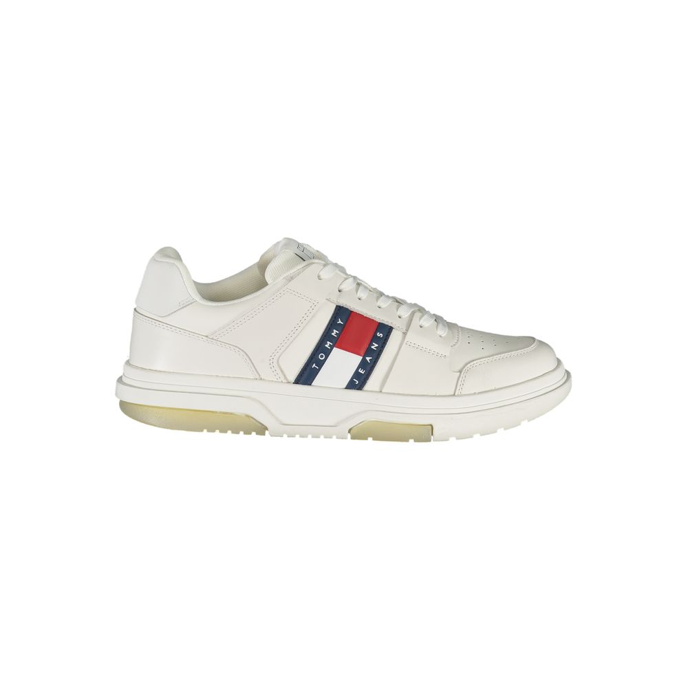 Tommy Hilfiger WeiĂes Polyethylen Herren Sneaker