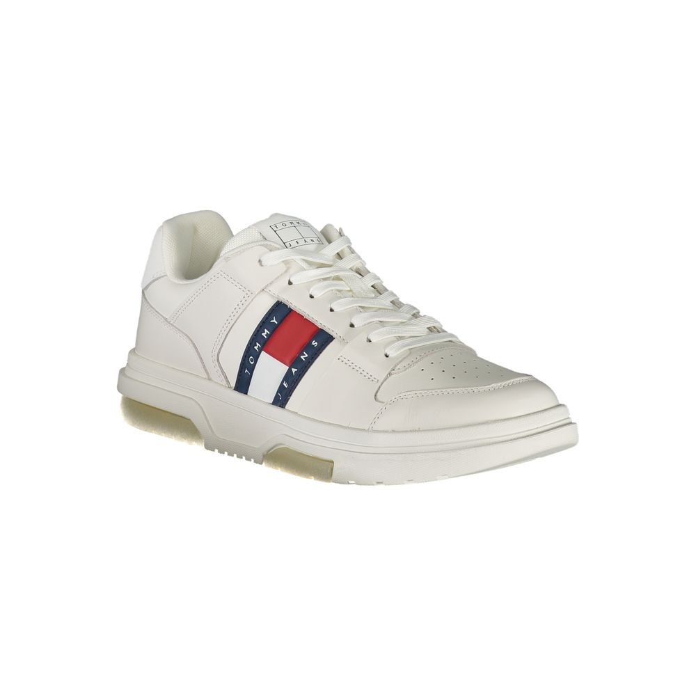 Tommy Hilfiger Weißes Polyethylen Herren Sneaker – Bild 2