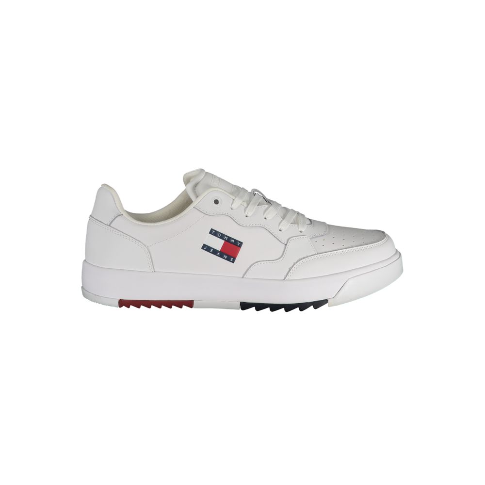 Tommy Hilfiger WeiĂes Polyethylen Herren Sneaker
