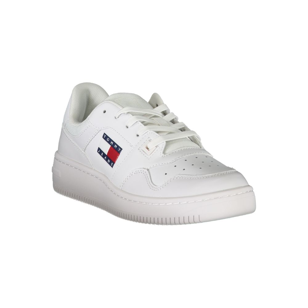 Tommy Hilfiger Weißes Leder Damen Sneaker – Bild 2