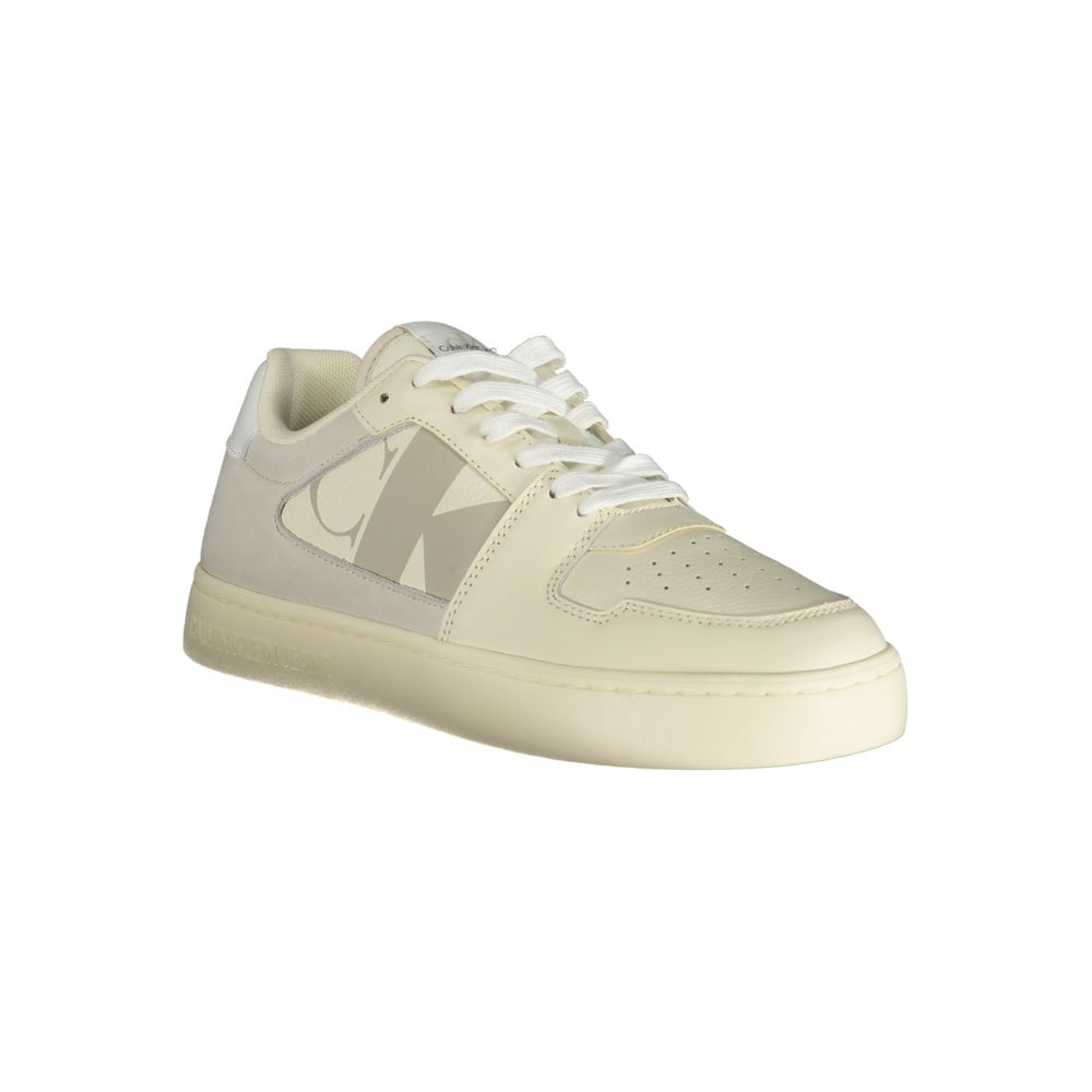 Calvin Klein Weißes Polyethylen Herren Sneaker – Bild 2