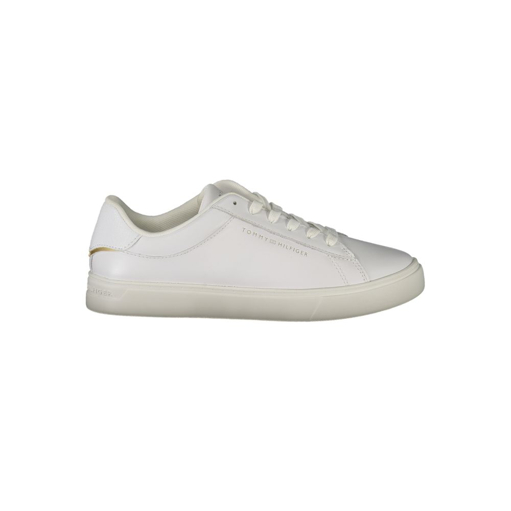 Tommy Hilfiger WeiĂes Polyethylen Damen Sneaker
