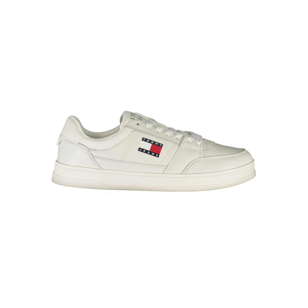 Tommy Hilfiger Weißes Leder Herren Sneaker