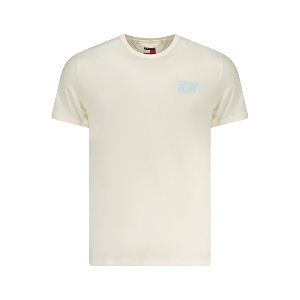 Tommy Hilfiger Beige Baumwolle Männer T-Shirt