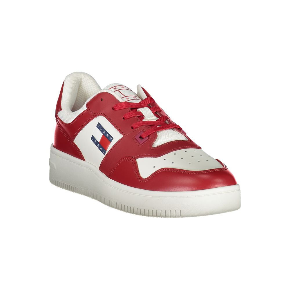 Tommy Hilfiger Rosa Leder Herren Sneaker – Bild 2