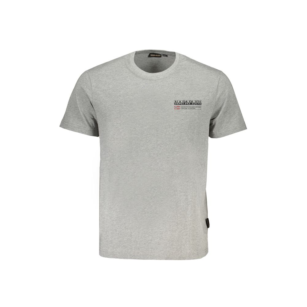 Napapijri Braunes Baumwoll-T-Shirt für Männer
