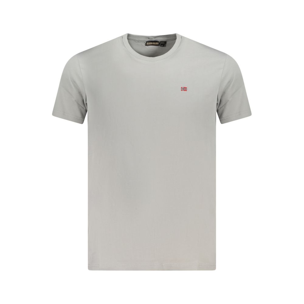 Napapijri Braunes Baumwoll-T-Shirt für Männer