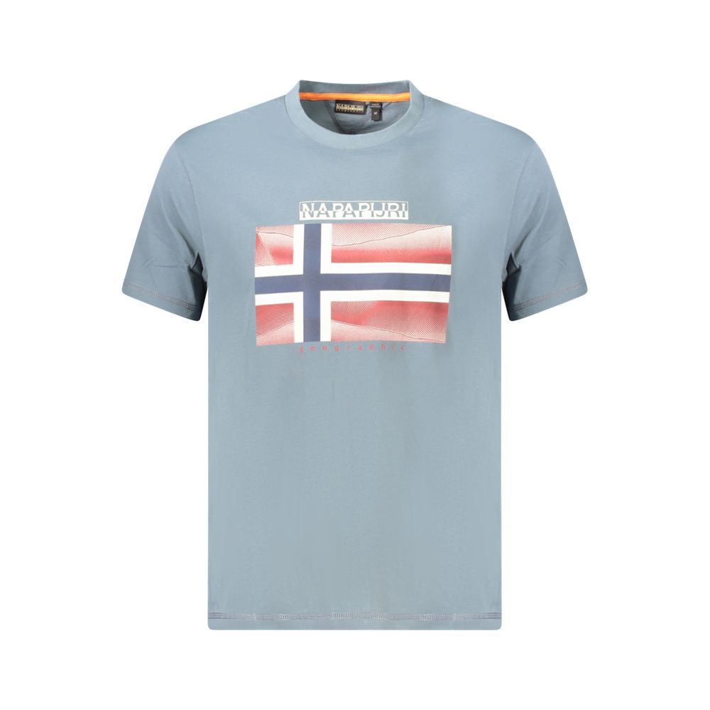 Napapijri Braunes Baumwoll-T-Shirt für Männer
