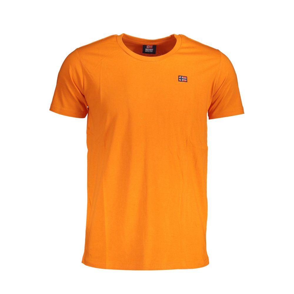 Norway 1963 Orange Baumwolle Männer T-Shirt