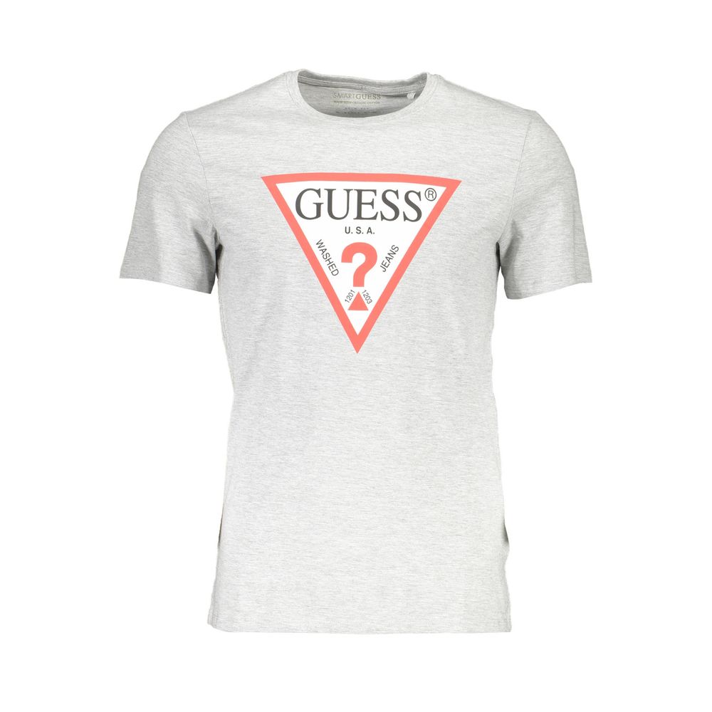 Guess Jeans Braunes Baumwoll-T-Shirt für Männer