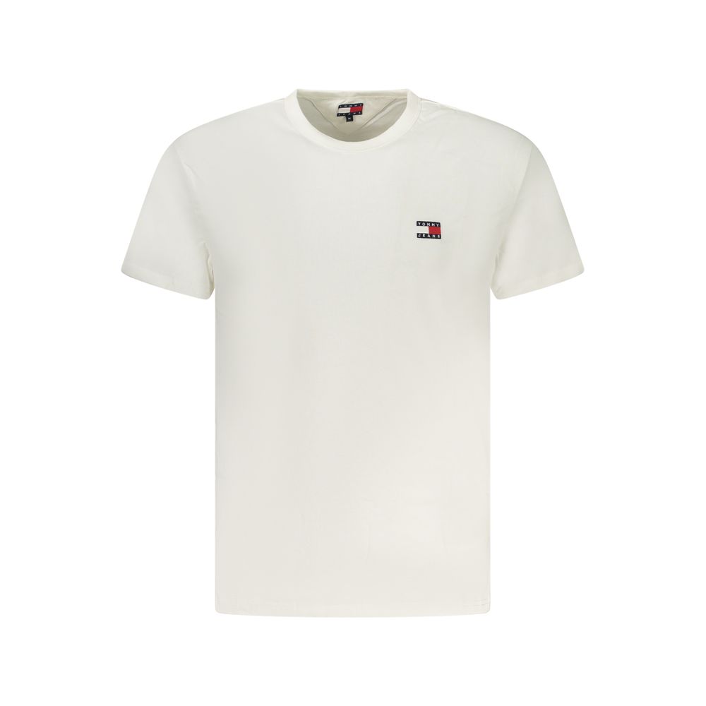 Tommy Hilfiger Weißes Baumwolle Männer T-Shirt