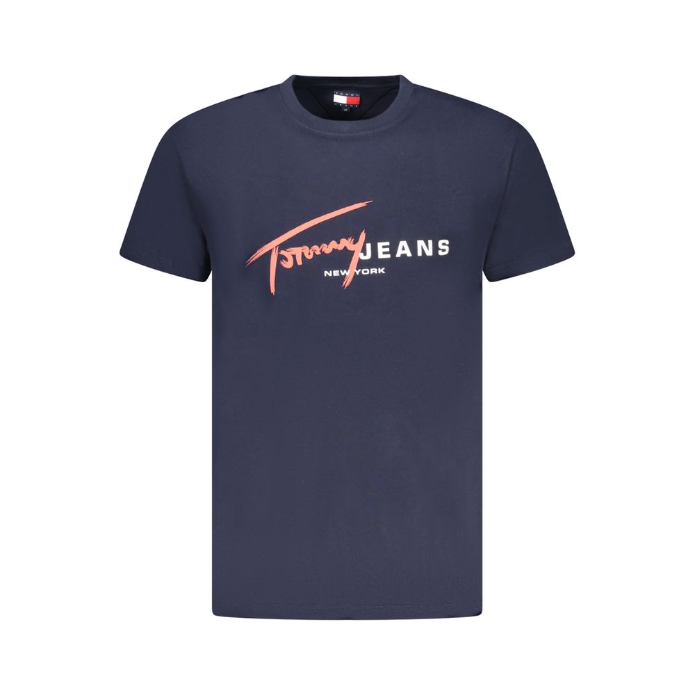 Tommy Hilfiger Blau Baumwolle Männer T-Shirt