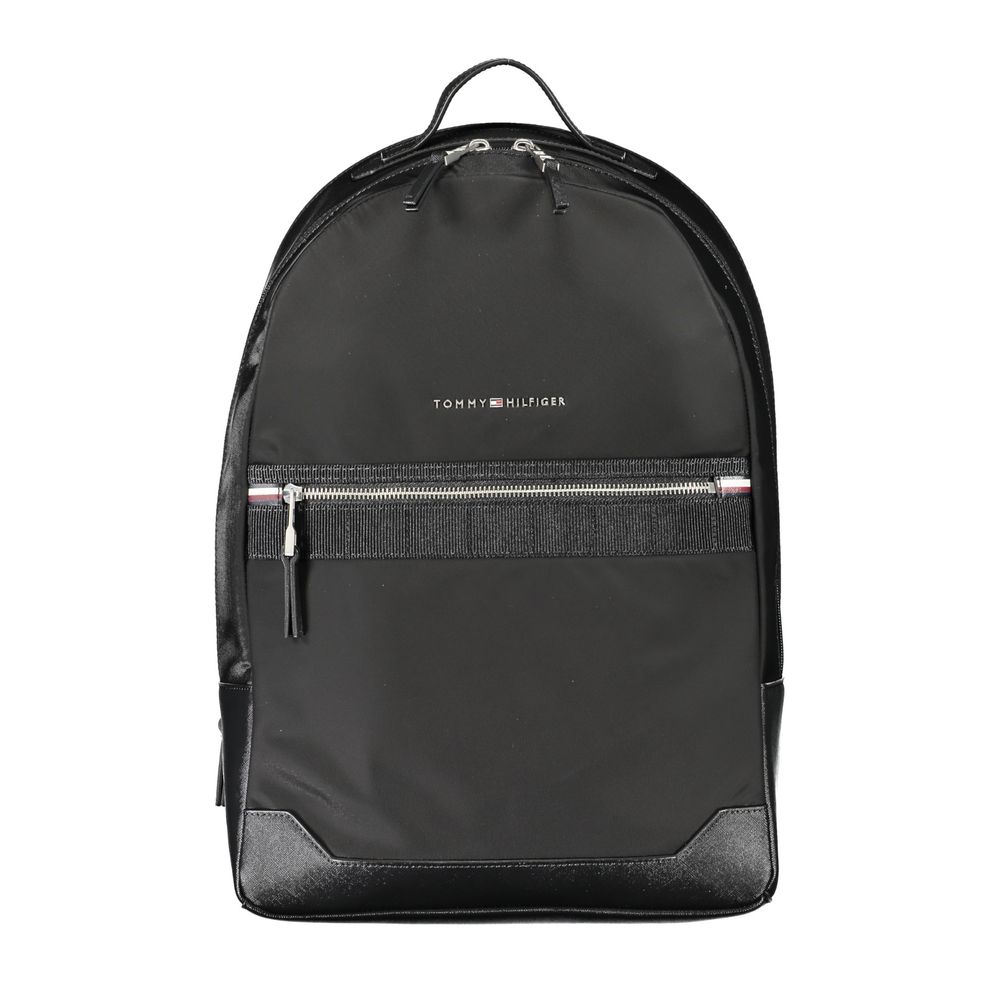 Tommy Hilfiger Schwarzer Polyester-Rucksack
